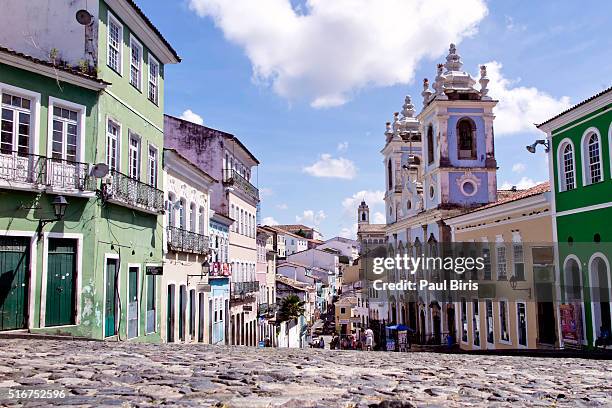 historic centre , pelourinho, salvador, bahia, brazil - pelourinho stock pictures, royalty-free photos & images