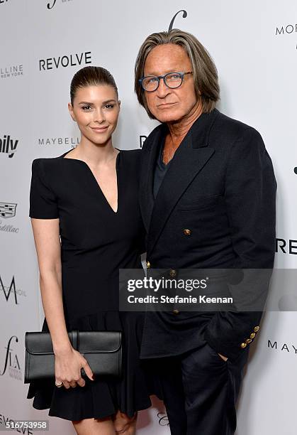 Economist Mohammed Hadid and Shiva Safai attend The Daily Front Row "Fashion Los Angeles Awards" 2016 at Sunset Tower Hotel on March 20, 2016 in West...