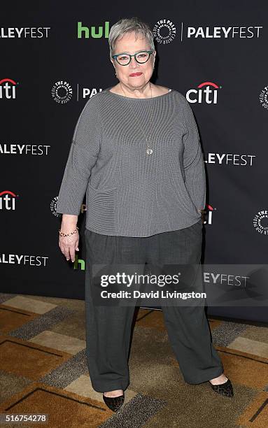 Actress Kathy Bates attends The Paley Center For Media's 33rd Annual PaleyFest Los Angeles - Closing Night Presentation: "American Horror Story:...