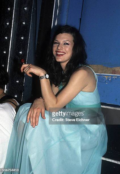 Milla Jovovich at Tunnel Club, New York, June 3, 1995.