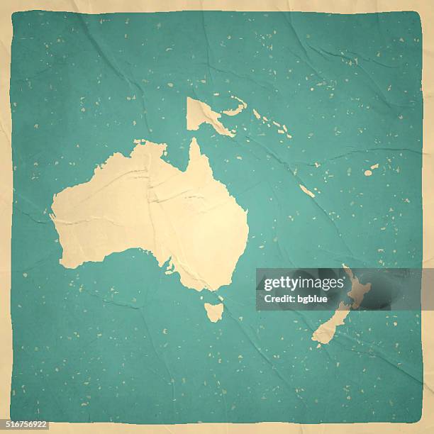 ilustrações, clipart, desenhos animados e ícones de oceania mapa do velho textura de papel vintage - ilhas marshall