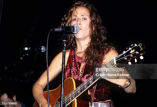 Sheryl Crow performs at Irving Plaza, New York, September 16, 1993.