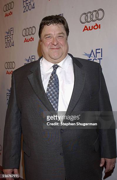 Actor John Goodman attends the opening night of AFI Fest and the US Premiere of "Beyond The Sea" at the ArcLight Theater on November 4, 2004 in...