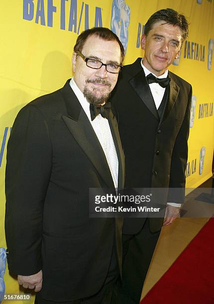 Actors Brian Cox and Craig Ferguson arrive at the 13th Annual BAFTA/LA Britannia Awards at the Beverly Hilton Hotel on November 4, 2004 in Beverly...