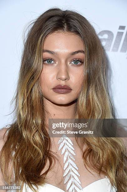 Model Gigi Hadid attends the Daily Front Row "Fashion Los Angeles Awards" at Sunset Tower Hotel on March 20, 2016 in West Hollywood, California.