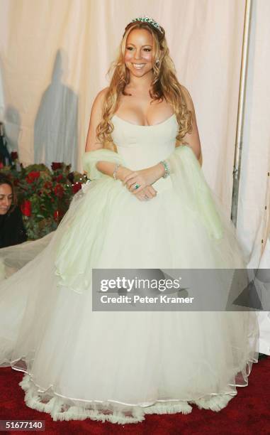 Singer Mariah Carey attends Sean "P. Diddy" Combs 35th Birthday Celebration on November 4 2004 in New York City.