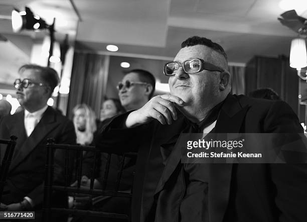 Designer Alber Elbaz attends The Daily Front Row "Fashion Los Angeles Awards" 2016 at Sunset Tower Hotel on March 20, 2016 in West Hollywood,...