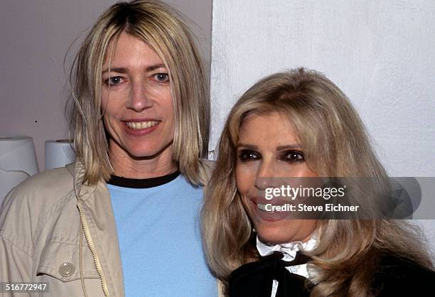 Kim Gordon and Nancy Sinatra at Limelight Club, New York, May 10, 1995.