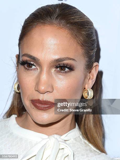 Jennifer Lopez arrives at the The Daily Front Row "Fashion Los Angeles Awards" 2016 at Sunset Tower Hotel on March 20, 2016 in West Hollywood,...