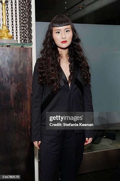 Asia Chow attends The Daily Front Row Fashion Los Angeles Awards Private Dinner Hosted By Eva Chow And Carine Roitfeld at Mr Chow on March 20, 2016...