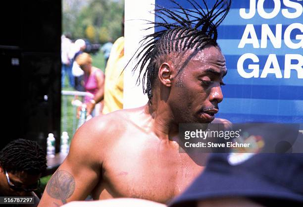 Coolio performs at Nassau Community College, Uniondale, New York, May 3, 2001.