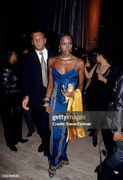 Naomi Campbell at Sean Puffy Combs' birthday celebration at Cipriani, New York, November 4, 1998.