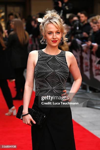 Holli Dempsey attends the Jameson Empire Awards 2016 at The Grosvenor House Hotel on March 20, 2016 in London, England.