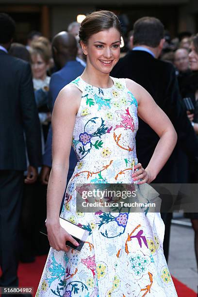 Stefanie Martini attends the Jameson Empire Awards 2016 at The Grosvenor House Hotel on March 20, 2016 in London, England.