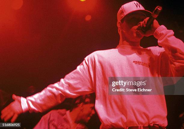 Mark Wahlberg aka Marky Mark and the Funky Bunch performs at the Ritz, New York, September 2, 1991.