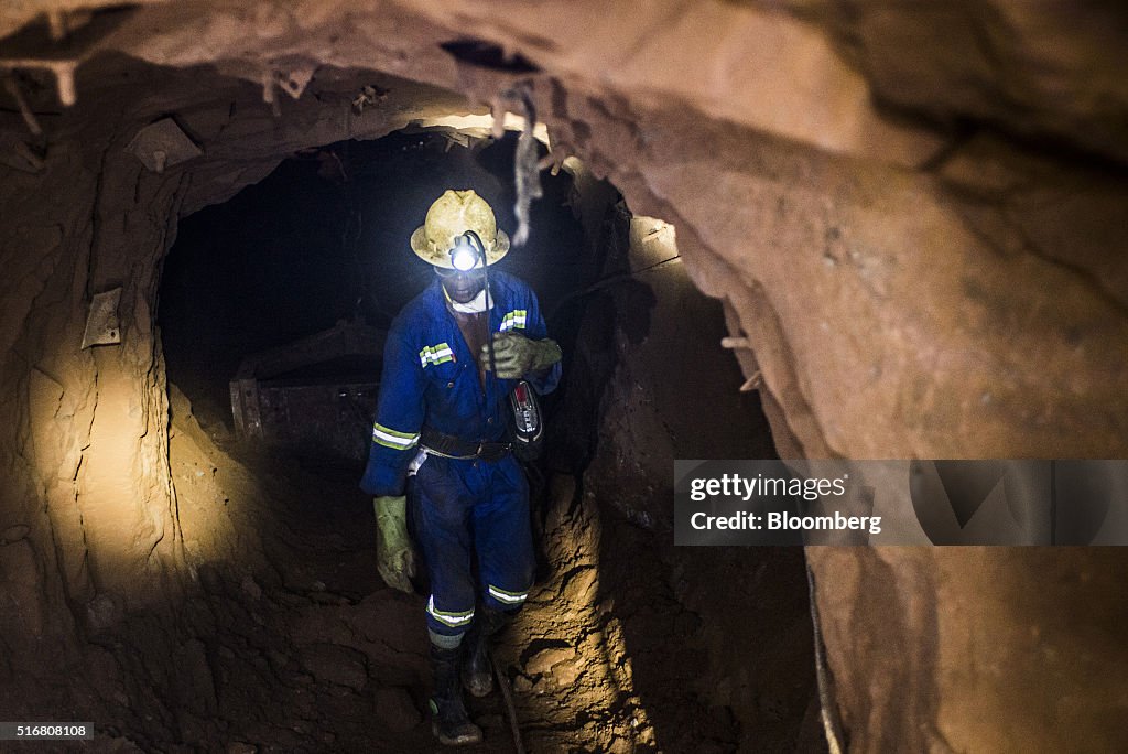 Mining For Copper At Konkola Copper Mines Plc's Nchanga Mine