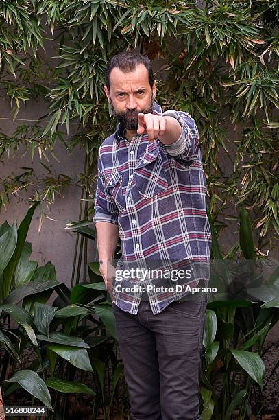 Fabio Volo attends a photocall for 'Un Paese Quasi Perfetto' on March 21, 2016 in Milan, Italy.