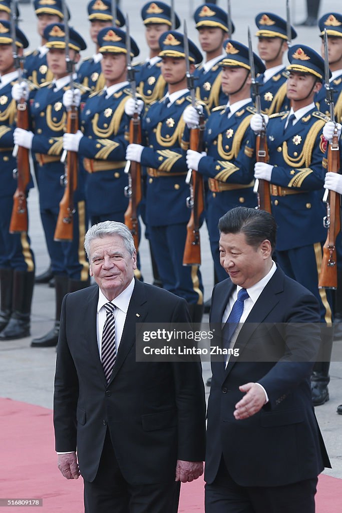 German President Joachim Gauck Visits China