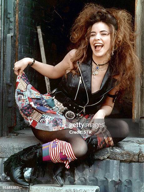 This undated file photo shows Mexican pop singer Gloria Trevi. Trevi is facing extradition to her home country, pleaded 20 August 2002 in court for...