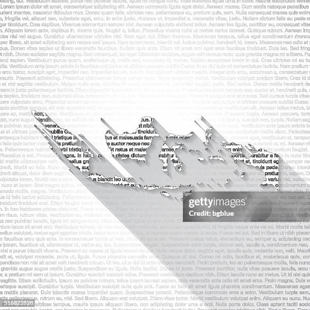 indonesia map on text background - long shadow - years since tet offensive began stock illustrations