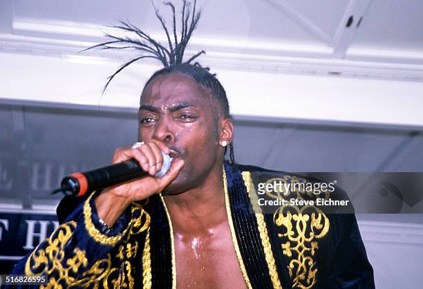 Coolio performs at Nassau Community College, Uniondale, New York, May 3, 2001.