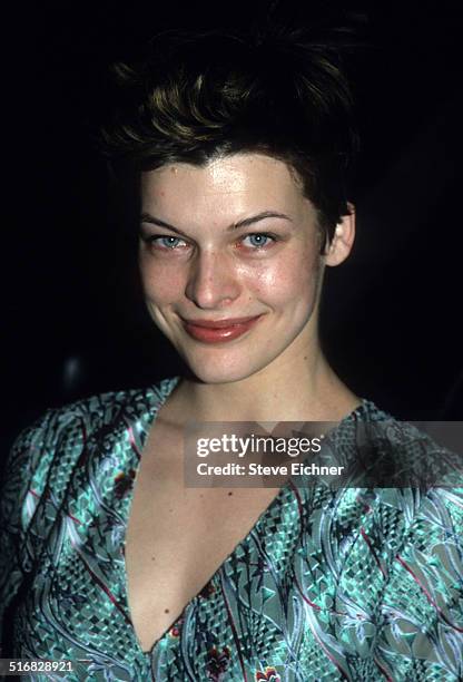 Milla Jovovich at premiere of Step Mom, New York, December 15, 1998.