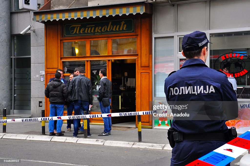 Bakery targeted by suicide bomber in Belgrade