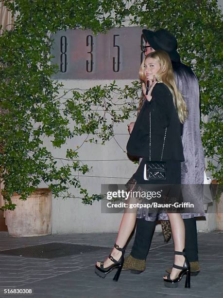 Nicola Peltz is seen leaving 'Fashion Los Angeles Awards' at Sunset Tower Hotel on March 20, 2016 in Los Angeles, California.