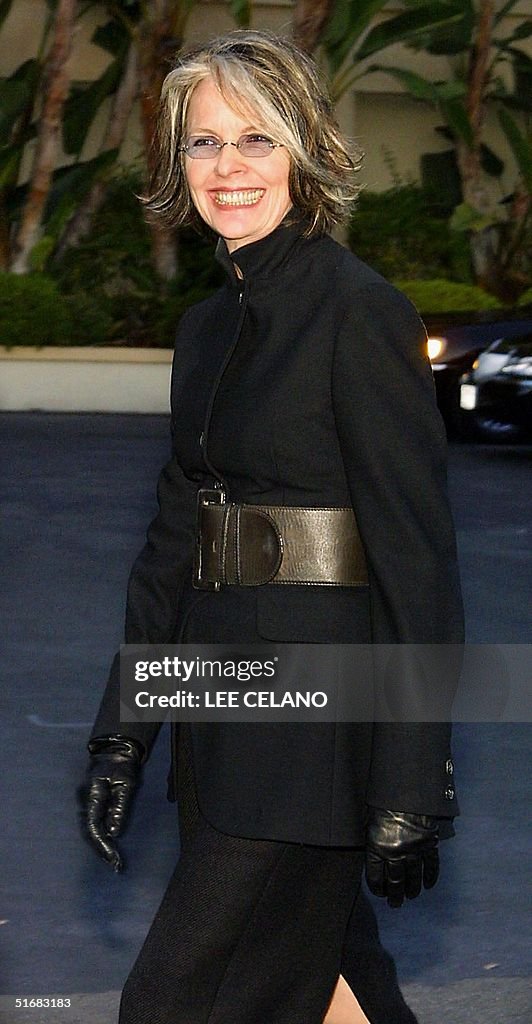Actress Dianne Keaton arrives for Paramount Studio