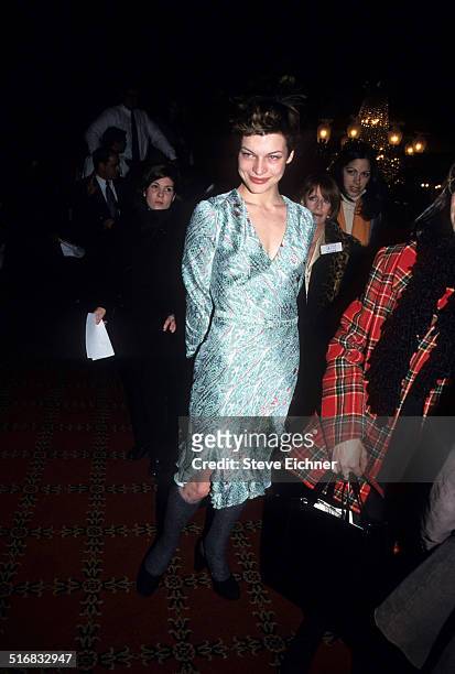 Milla Jovovich at premiere of Step Mom, New York, December 15, 1998.