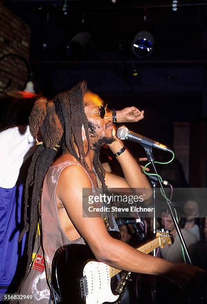 David Hinds of Steel Pulse performs at Wetlands Preserve, New York, August 14, 1995.
