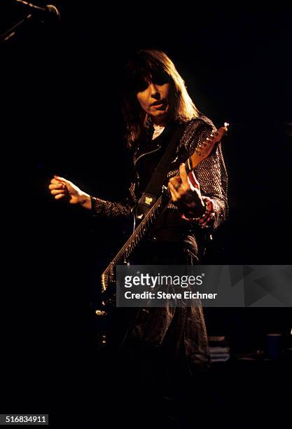 Chrissie Hynde of Pretenders performs at Irving Plaza, New York, May 24, 1994.