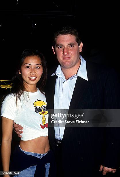 Diane Nguyen and Chris Penn at Club USA, New York, September 30, 1993.