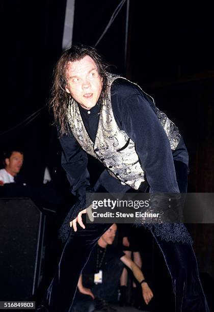 Meat Loaf performs at Kiss Concert 15, Great Woods, Massachusetts, June 4, 1994.