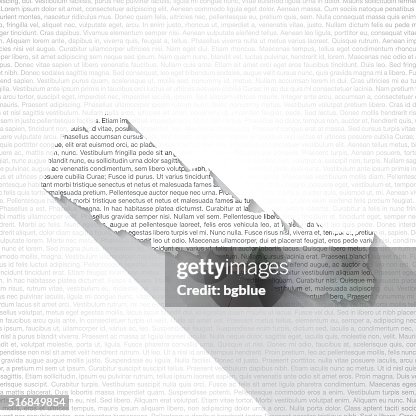 Nepal Map on Text Background - Long Shadow Nepal Map on Text Background - Long Shadow