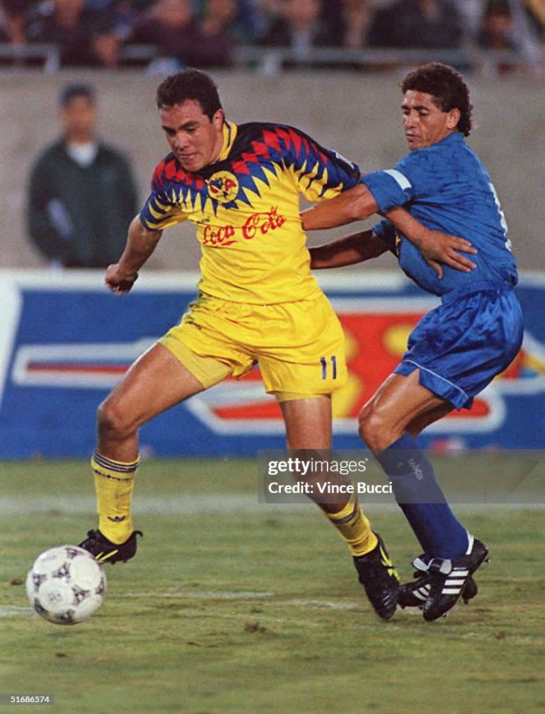 Cuactemoc Blanco of Mexico's Club America soccer t