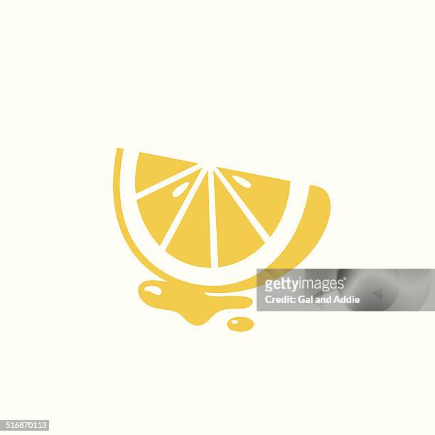 illustrations, cliparts, dessins animés et icônes de citron juteux icône - citron