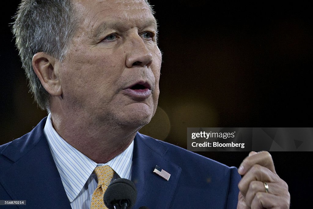 Presidential Candidates Speak At The AIPAC Policy Conference