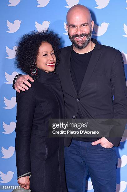 Rosario Pellecchia attends Twitter's 10th Anniversary party on March 21, 2016 in Milan, Italy.
