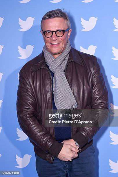 Luca Dondoni attends Twitter's 10th Anniversary party on March 21, 2016 in Milan, Italy.