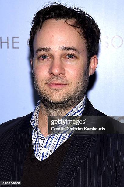 Writer and actor Danny Strong attends a screening of "Demolition" hosted by Fox Searchlight Pictures with the Cinema Society at the SVA Theater on...