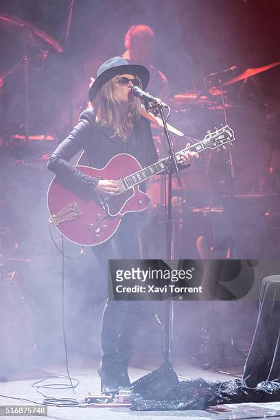 Melody Gardot performs in concert at Auditori de Barcelona during Festival Mil.leni on March 21, 2016 in Barcelona, Spain.