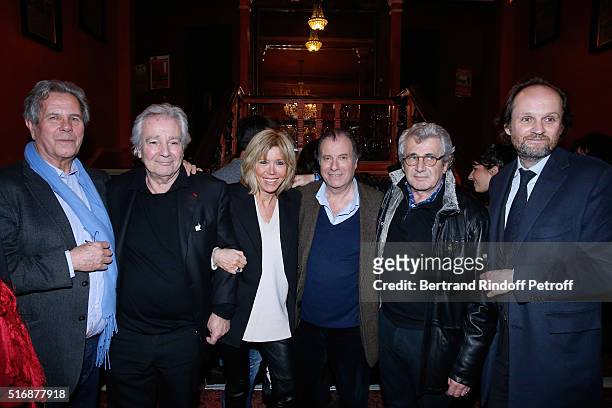Jean-Louis Debre, Actor of the Piece Pierre Arditi, Miss Emmanuel Macron , Actor of the Piece Daniel Russo, Michel Boujenah and Co-owner of the...