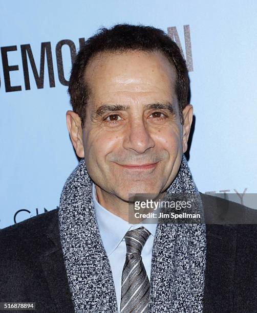 Actor Tony Shalhoub attends the Fox Searchlight Pictures with The Cinema Society host a screening of "Demolition" at the SVA Theater on March 21,...