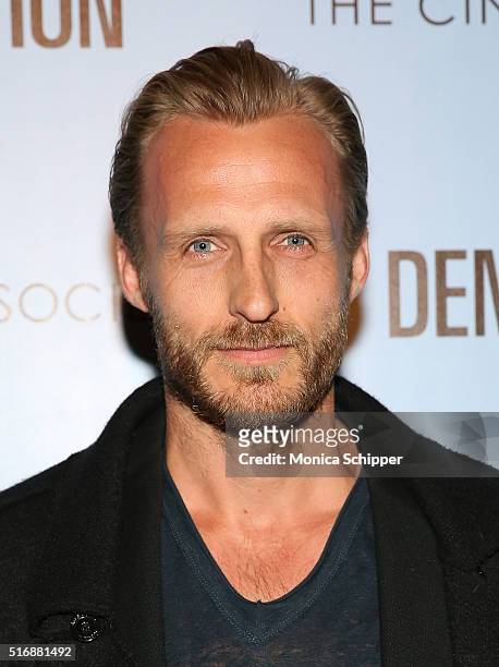 Jesper Vesterstrom attends Fox Searchlight Pictures with The Cinema Society Host A Screening of "Demolition" at SVA Theatre on March 21, 2016 in New...