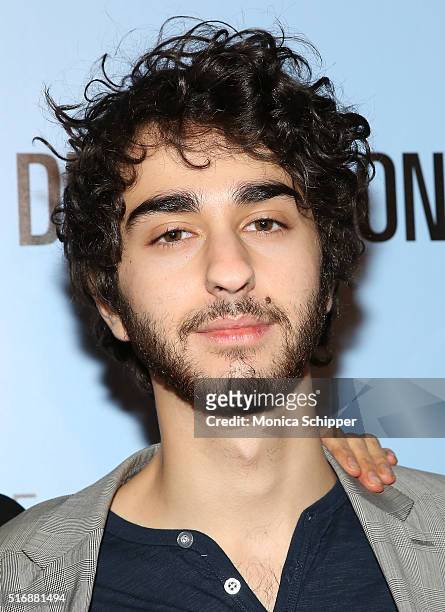 Actor Alex Wolff attends Fox Searchlight Pictures with The Cinema Society Host A Screening of "Demolition" at SVA Theatre on March 21, 2016 in New...