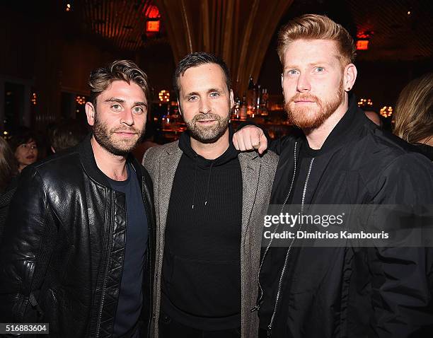 Eric Marx and guests attend Fox Searchlight Pictures with The Cinema Society host a screening of "Demolition" after party on March 21, 2016 in New...