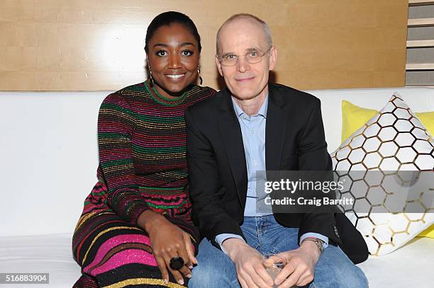 Actors Patina Miller and Zeljko Ivanek attends National Geographic Channels world premiere screening of The Story of God with Morgan Freeman, at...