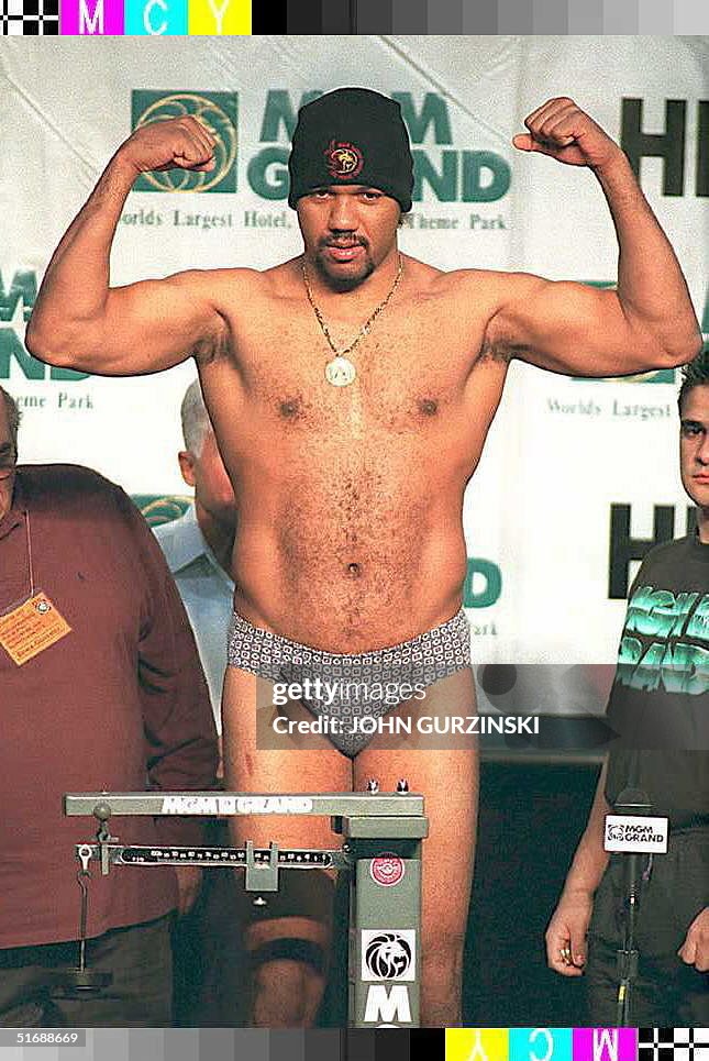 Cuban-born boxer Jorge Luis Gonzalez poses 15 June