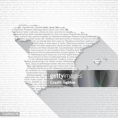 Spain Map on Text Background - Long Shadow Spain Map on Text Background - Long Shadow